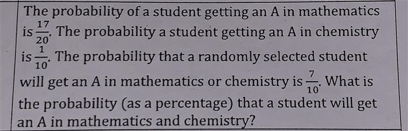 The probability of a student getting an A....-example-1