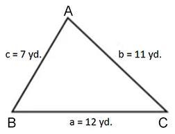 In geometry, Heron's formula (sometimes called Hero's formula), named after Hero of-example-1