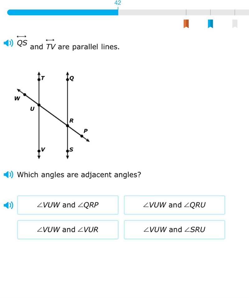 QS and TV are parallel lines-example-1