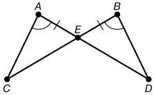 Which method would you use to prove that the two triangles are congruent? SSS ASA-example-1