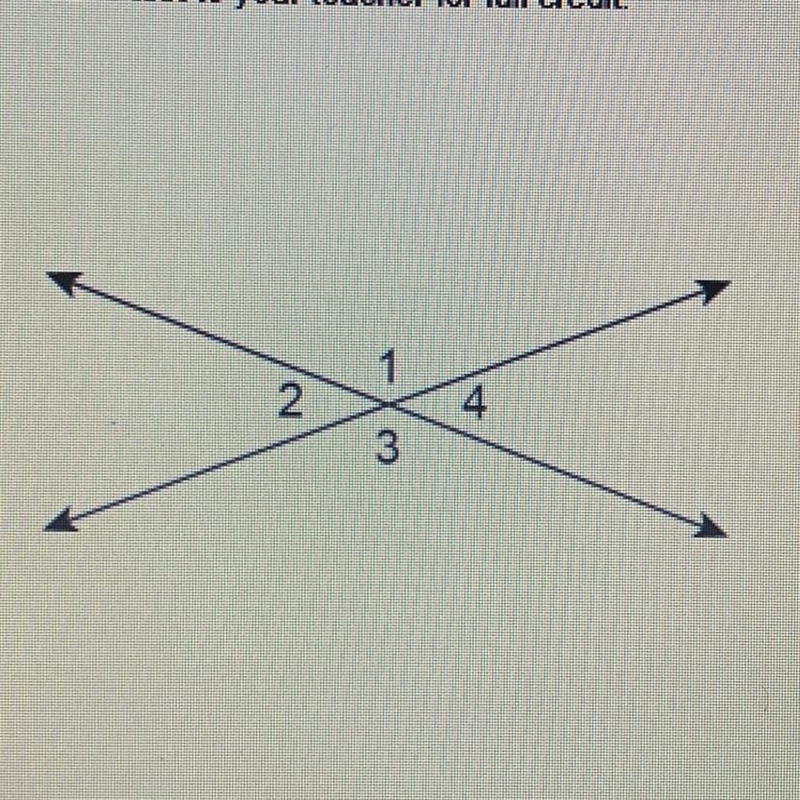 Measure of Angle 1 is 5x. Measure of Angle 3 is x-24. What is the measure of Angle-example-1