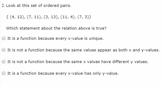 Relations and Functions /// Algebra I please help!! 4 QUESTIONS-example-2