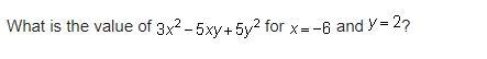 What is the value of 3x^2-5xy+5y^2 for x=-6 and y=2? -68 -4 188 208-example-1