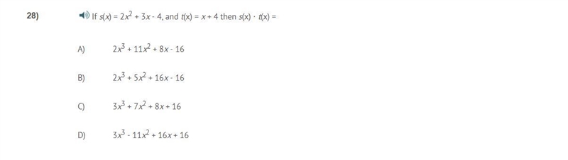 PLEASE HELP ASAP!!! CORRECT ANSWER ONLY PLEASE!!! f s(x) = 2x^2 + 3x - 4, and t(x-example-1