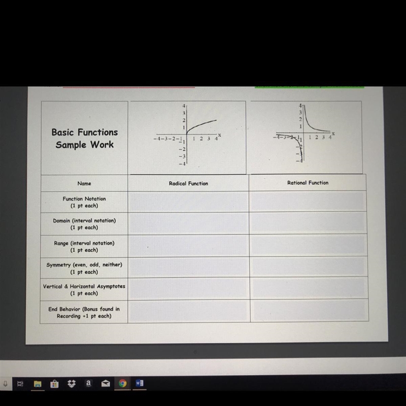 Basic functions sample work! Help please-example-1