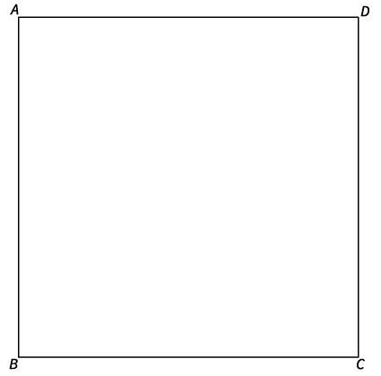 Find the angle of rotation about the center of the square that maps A to B. a. 180° b-example-1