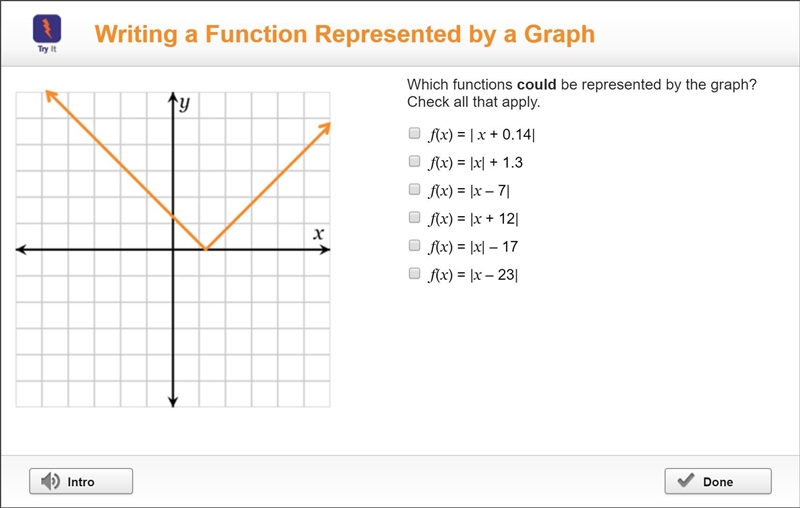 Please help me I just want to finish this so I can go to sleep. Which functions could-example-1