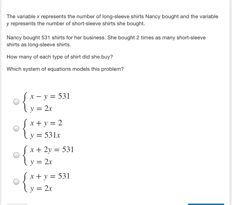 Which system of equations models this problem? (Image attached)-example-1