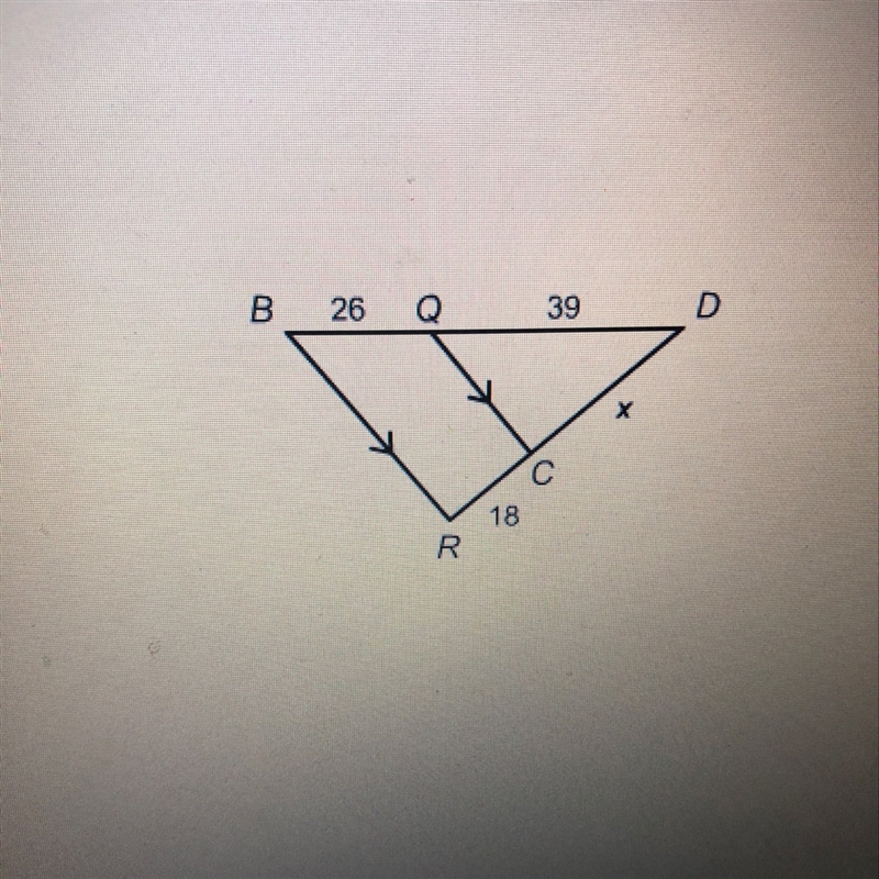 Please help!! what is the value of x? enter your answer-example-1