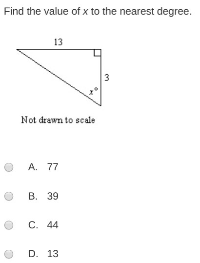 Find the value of x to the nearest degree.-example-1