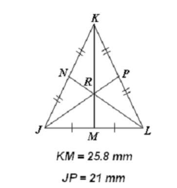 What is the length of segment KR? A. 3 mm B. 7 mm C. 8.6 mm D. 17.2 mm-example-1