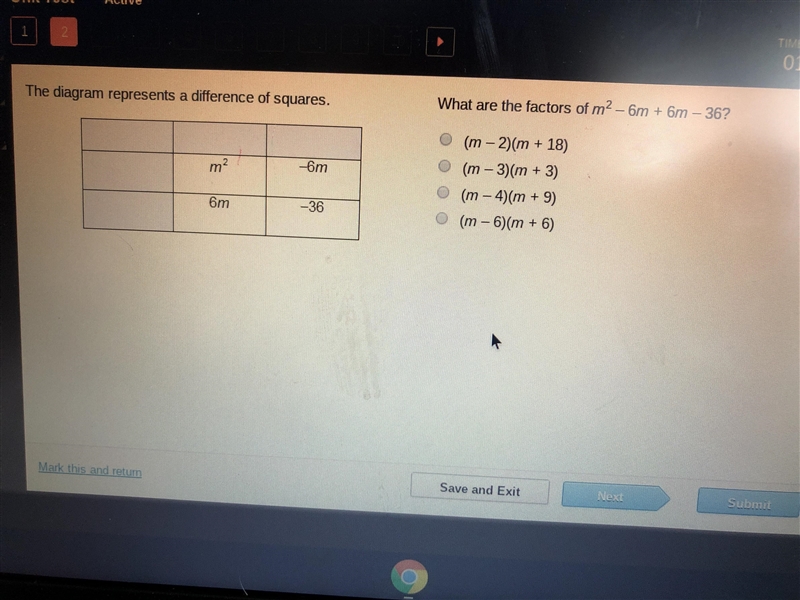 Someone please help asap!!!!! difference of squares-example-1