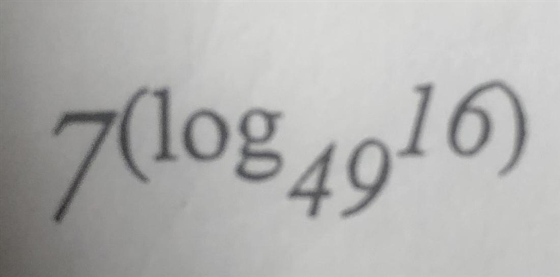 Evaluate the log without a calculator ( Show your work ) The problem is in the image-example-1