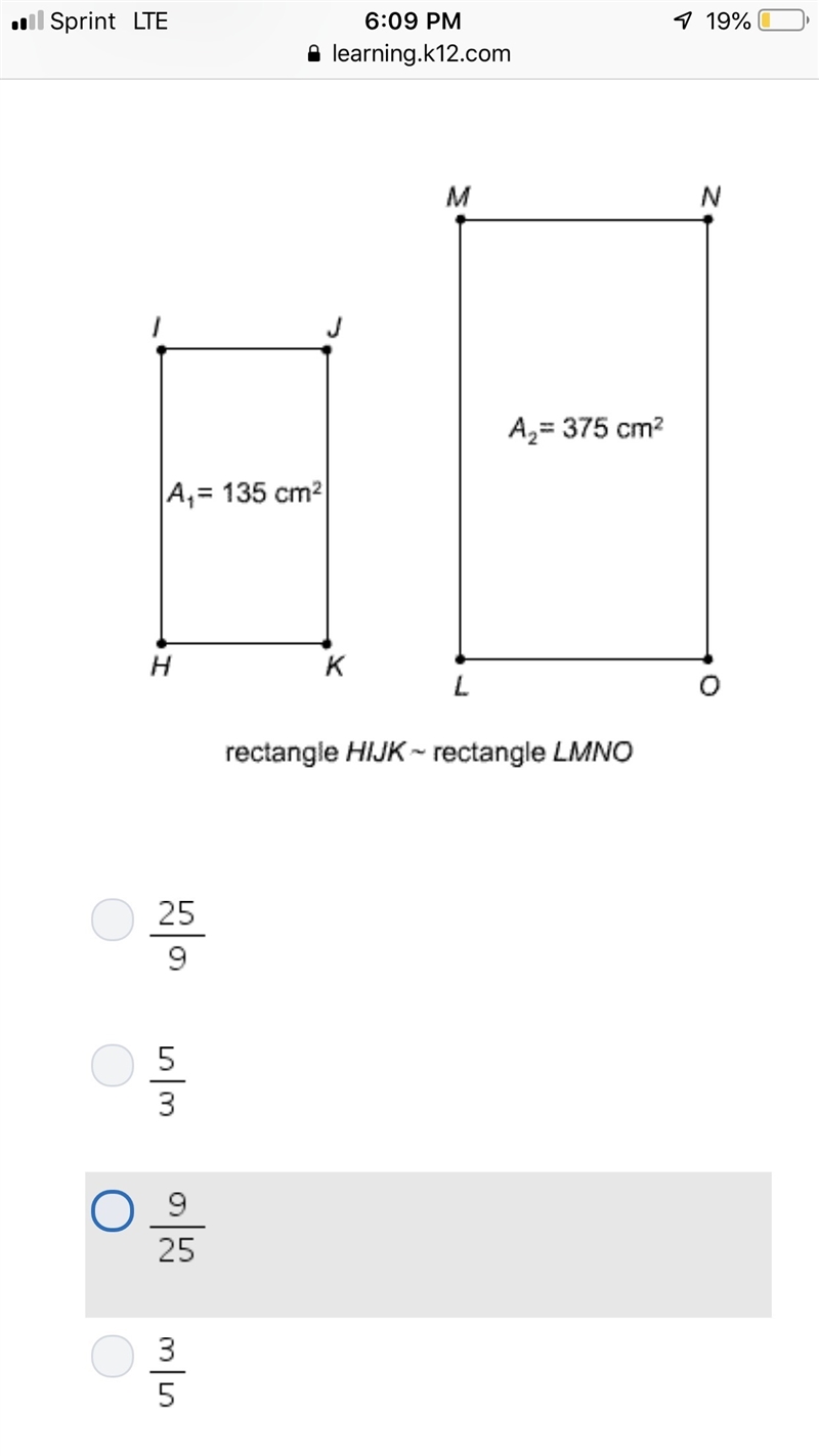 What is the scale factor for pre-image IJKH to image MNOL?-example-1