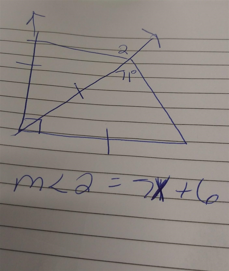 Find the value of x part 1b ​-example-1