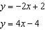 Graph the system of equations. Then determine whether the system has no solution, one-example-1