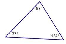 Franklin measured and labeled the angles of a triangle as shown. Jennifer says that-example-1