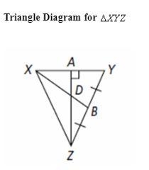 1. which is an altitude of XYZ A. AZ B. BX C. XY D. YZ 2. which is a median of XYZ-example-1