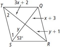 What is the value of X? 2 1 5 4 What is the value of Y? 4 3 2 1-example-1