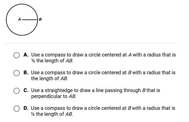 What is the best next step in the construction of an equilateral triangle?-example-1