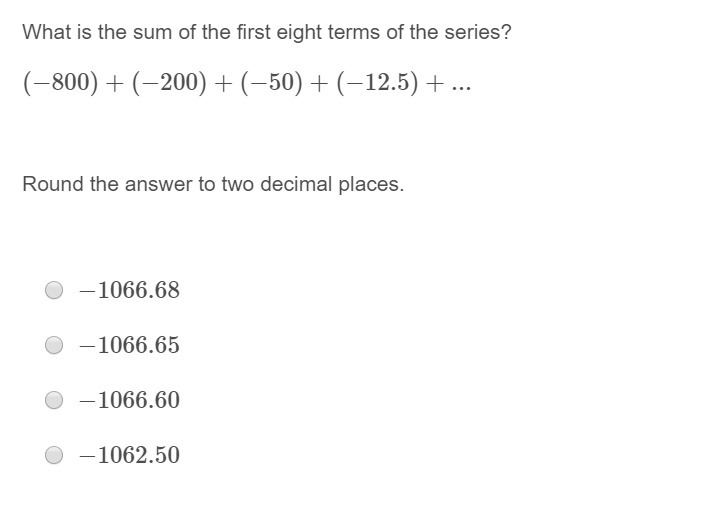 PLEASE HELP ASAP!!! CORRECT ANSWER ONLY PLEASE!!! What is the sum of the first eight-example-1