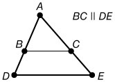 Help Fast If AB = 3, AD = 5, and DE = 6, what is the length of ? 3.5 3.6 3.4 4-example-1