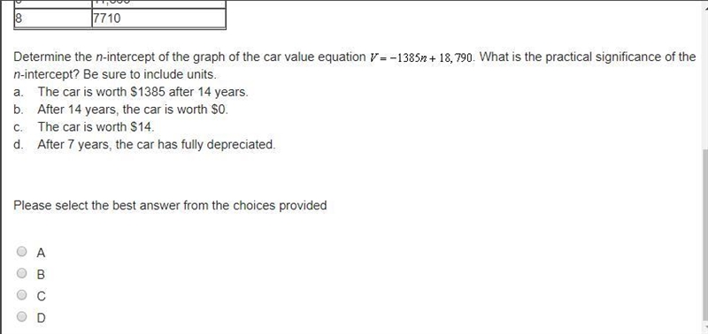 You have decided to buy a new car, but you are concerned about the value of the car-example-2