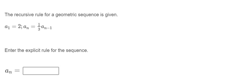 PLEASE HELP ASAP!!! CORRECT ANSWER ONLY PLEASE!!! The recursive rule for a geometric-example-1