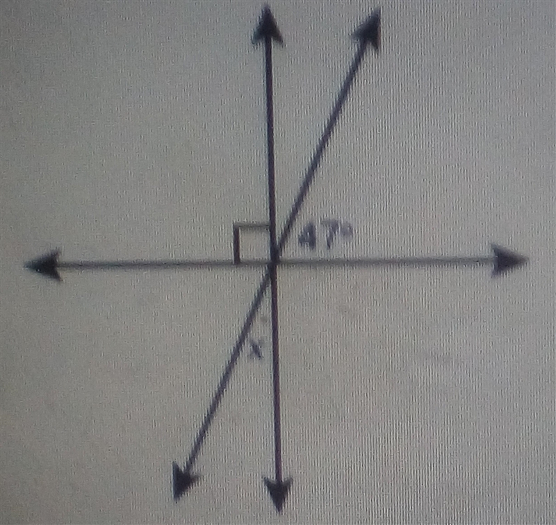 What is the measure of angle x?-example-1