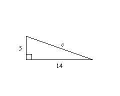 Find the length of the missing side. If necessary, round to the nearest tenth-example-1