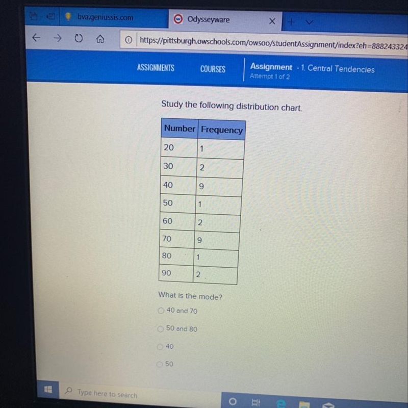 Study the following distribution chart-example-1