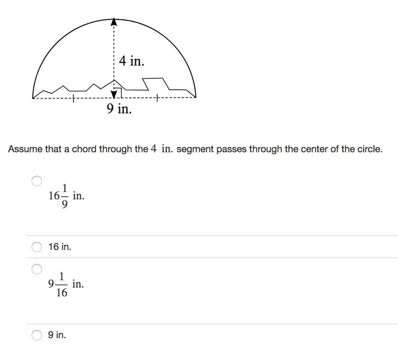 Identify the diameter of the disc. HELP ASAP!!-example-1