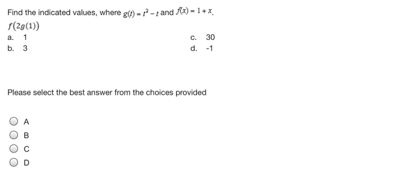 Find the indicated values, where-example-1