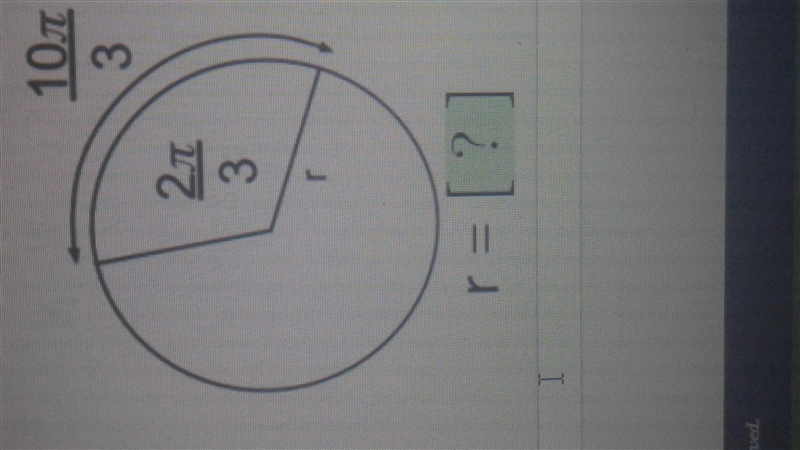 Find the radius of this circle!-example-1