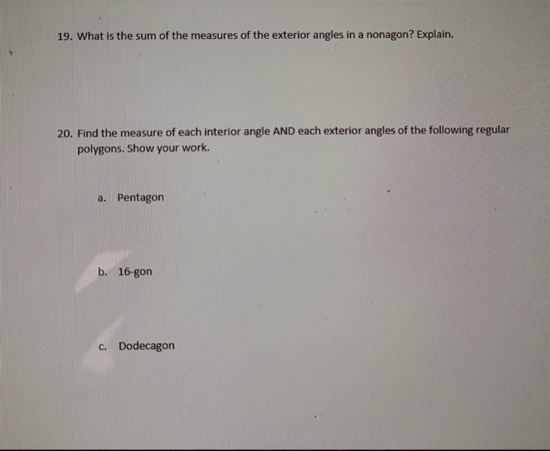 Help with 19 and 20 please thank you!-example-1