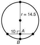 What is the length of segment AB? 1. 10.5 2. 4 3. 10 4. 6-example-1