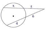 PLZ HELP 25 POINTS Solve for x show your work A. x 5 4 6 B. 5 3 x 4-example-1