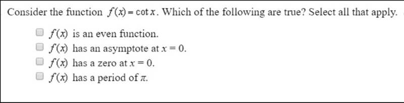 Which of the following are true? Select all that apply.-example-1