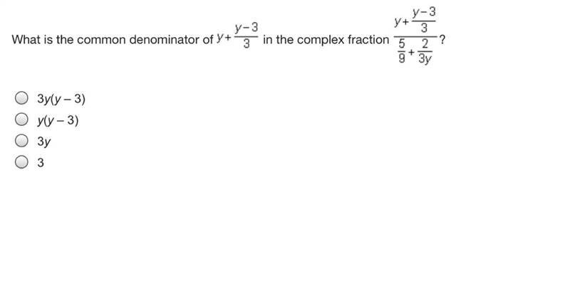 What is the common denominator of in the complex fraction A B C D-example-1