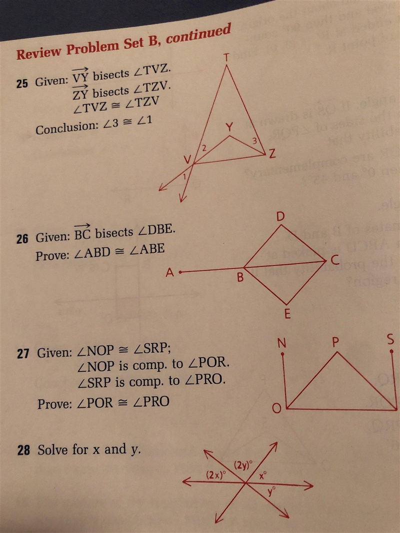 Given: BC bisects DBE. Prove: ABD is congruent to ABE-example-1