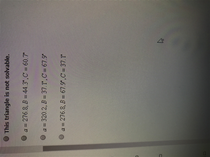 Solve the triangle: b=200, c=250, A=75 degrees.-example-1