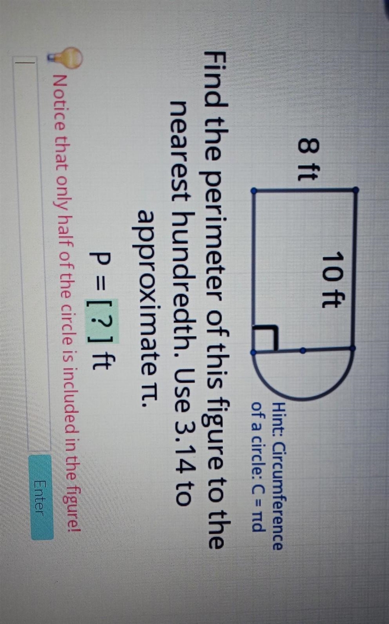 Find the perimeter of this figure. Please show work. ​-example-1