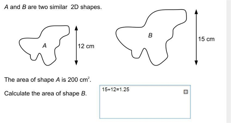 Can someone solve this ~ similar shapes-example-1