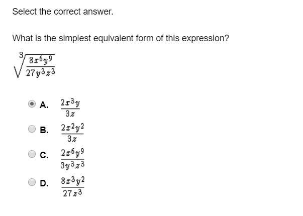 What is the simplest equivalent form of this expression?-example-1