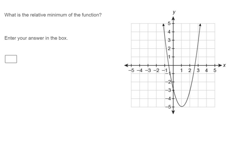 PLEASE HELP ASAP!!! CORRECT ANSWER ONLY PLEASE!!! What is the relative minimum of-example-1