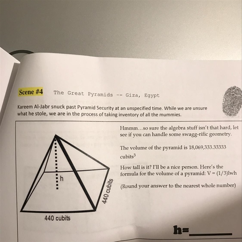 What is the height of the pyramid?-example-1