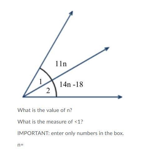 What is the value of 1? and n?-example-1