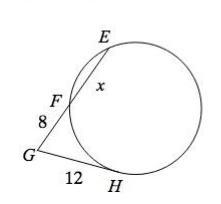 Find the measure of the line segment GE. Assume that lines which appear tangent are-example-1