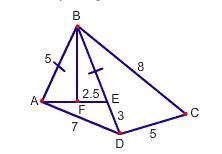 Classify triangle AED based on side lengths. A. scalene B. isoseles C. equilateral-example-1