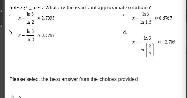 2^x=3^x+1 what are the exact approximate solutions-example-1